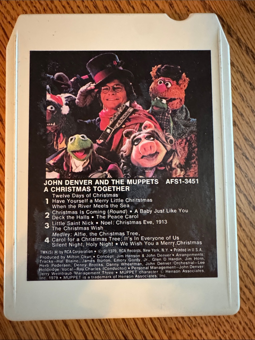 John Denver and The Muppets - A Christmas Together 8 track